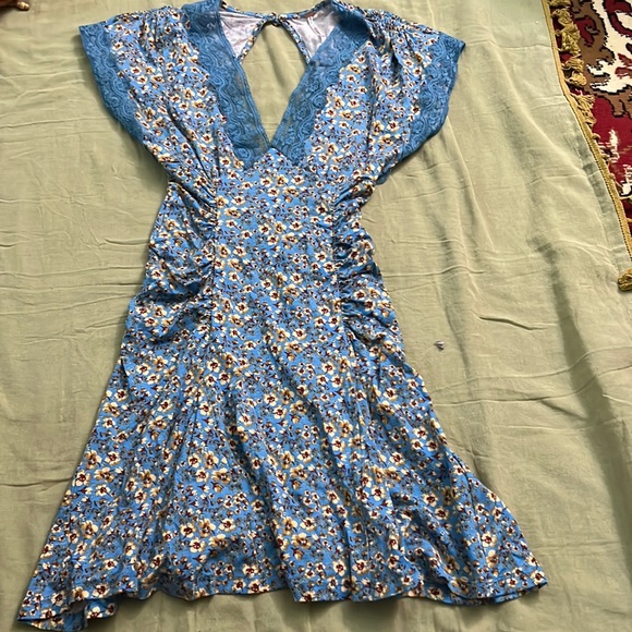 Free People Sweet Talker Mini Dress NWOT Size XS - Picture 2 of 11